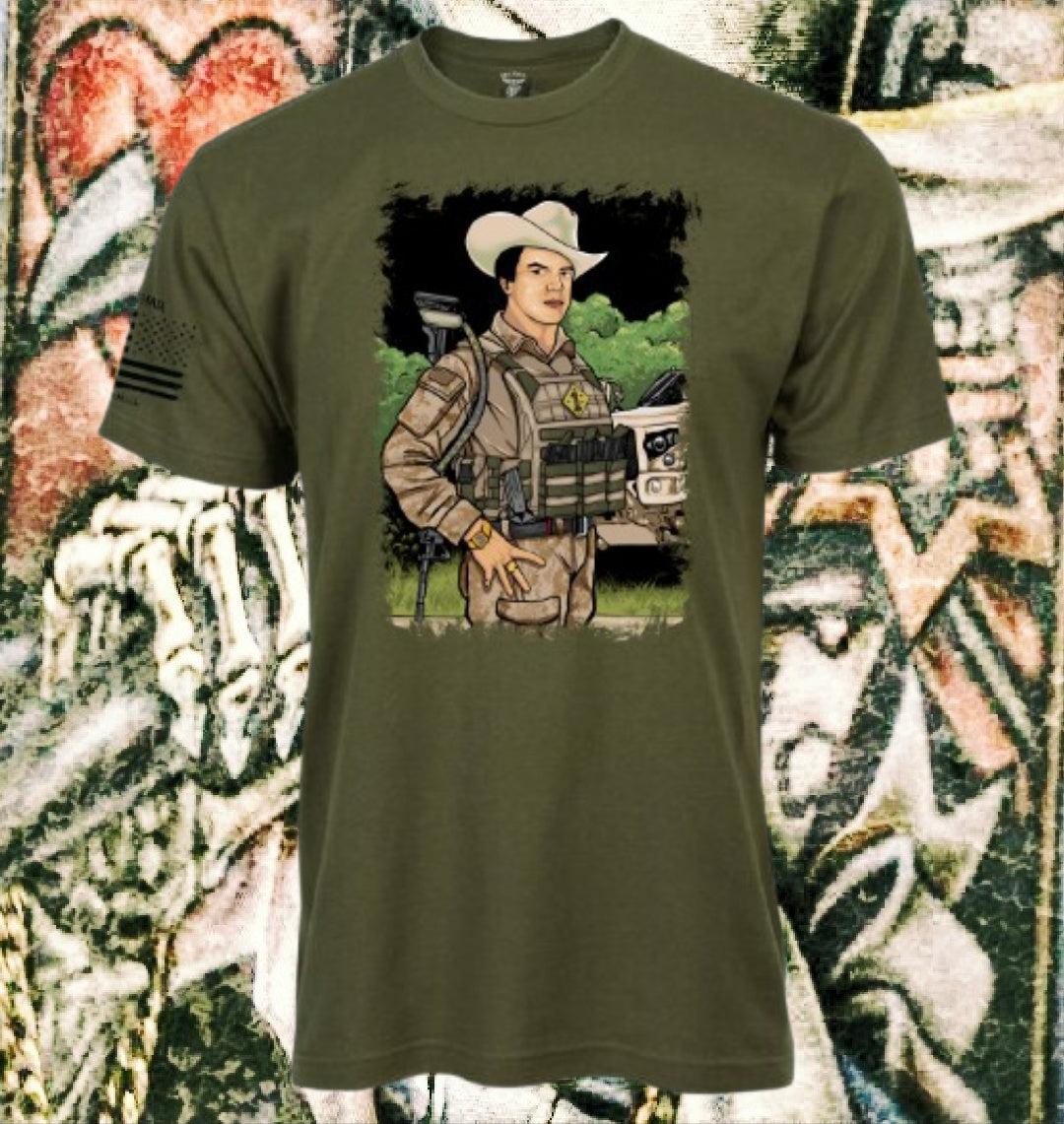 Camiseta El Pelavacas Operator de La Linea MEXUSMAR