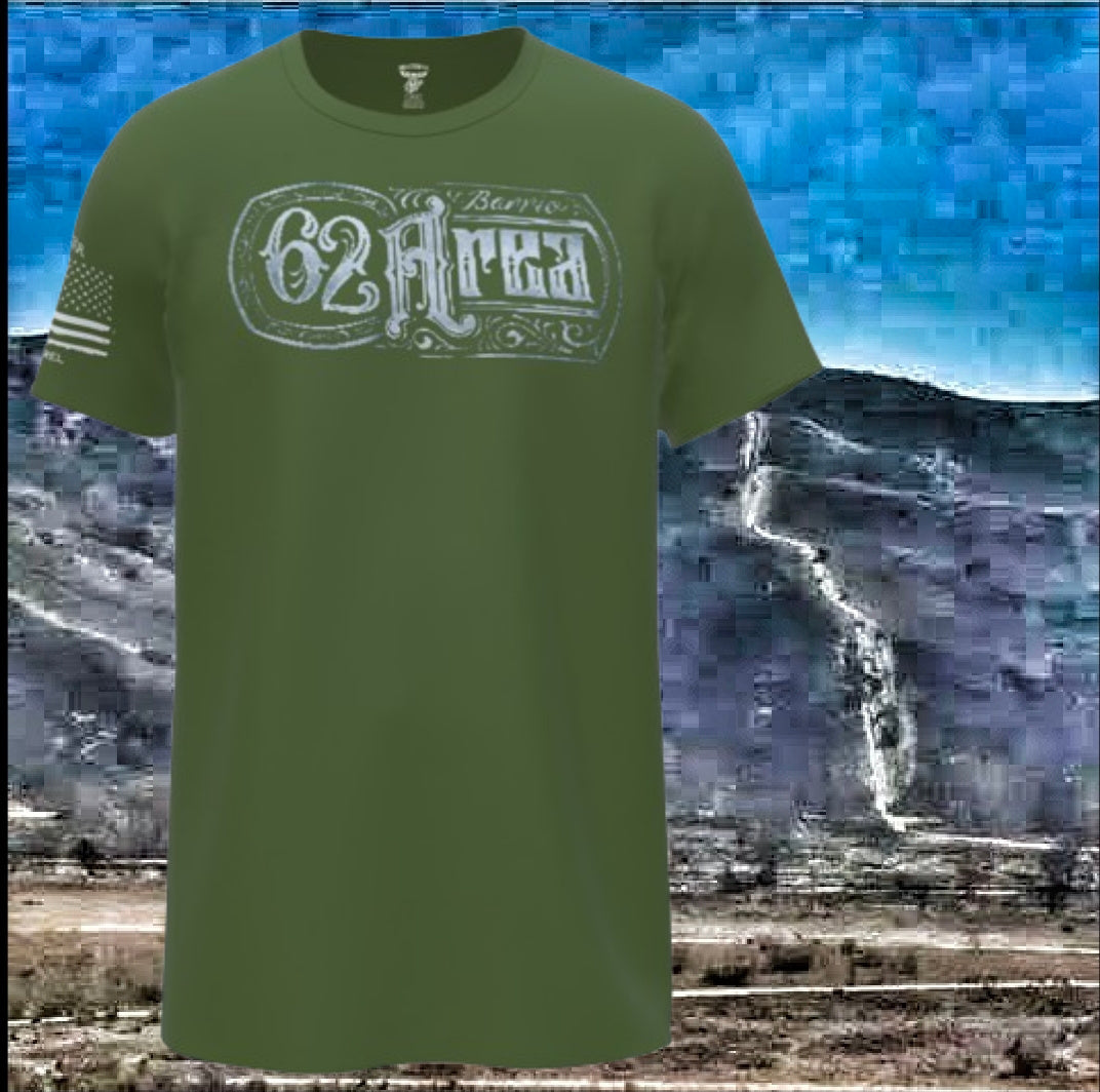 Camiseta Barrio 62 Área por La Línea MEXUSMAR
