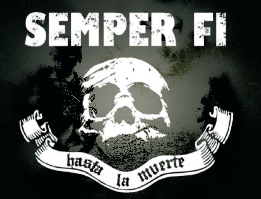 Camiseta Semper Fi Hasta La Muerte de La Línea MEXUSMAR