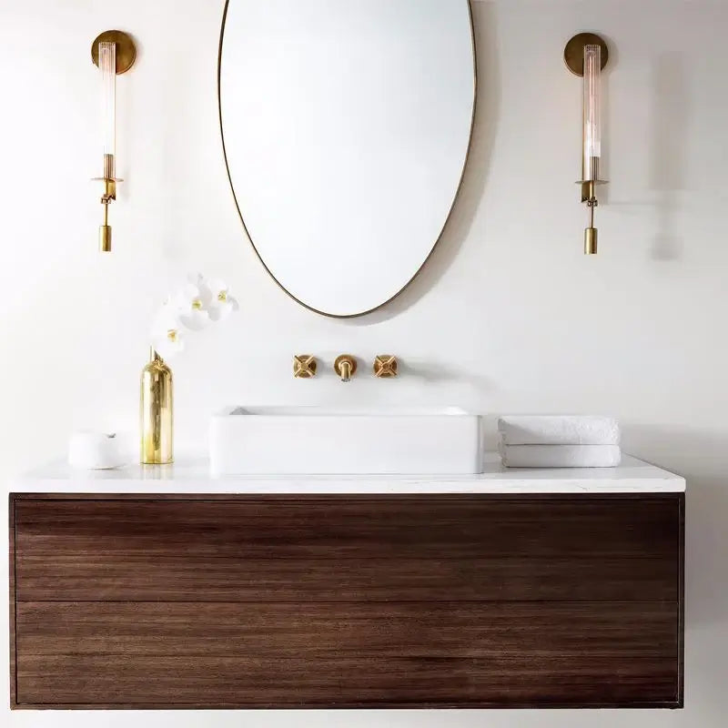 Lámpara de pared de cristal Fontanelle