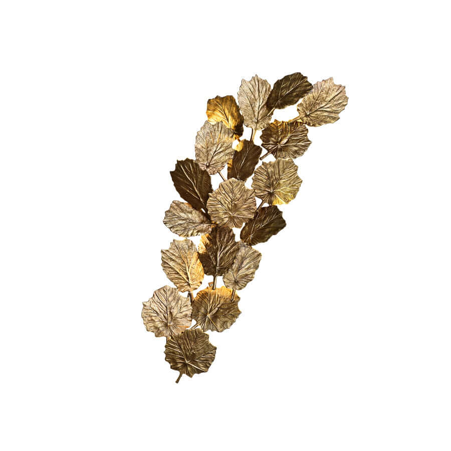 Aplique de Pared Artesanal con Pan de Oro