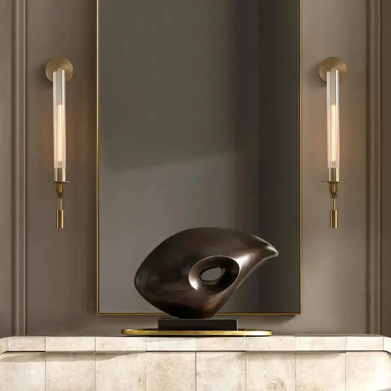 Lámpara de pared de cristal Fontanelle