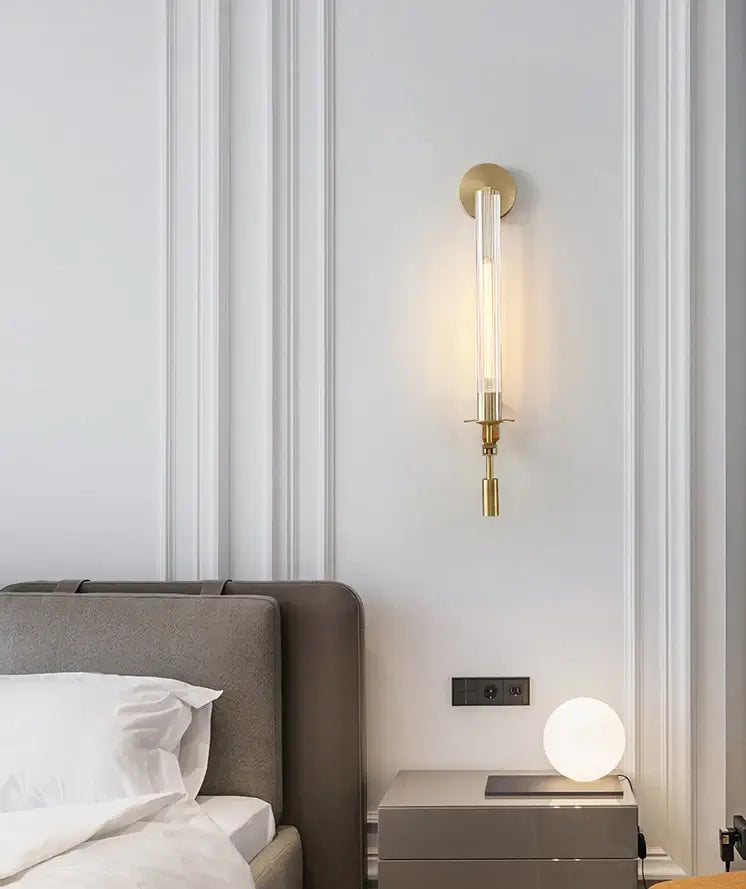 Lámpara de pared de cristal Fontanelle