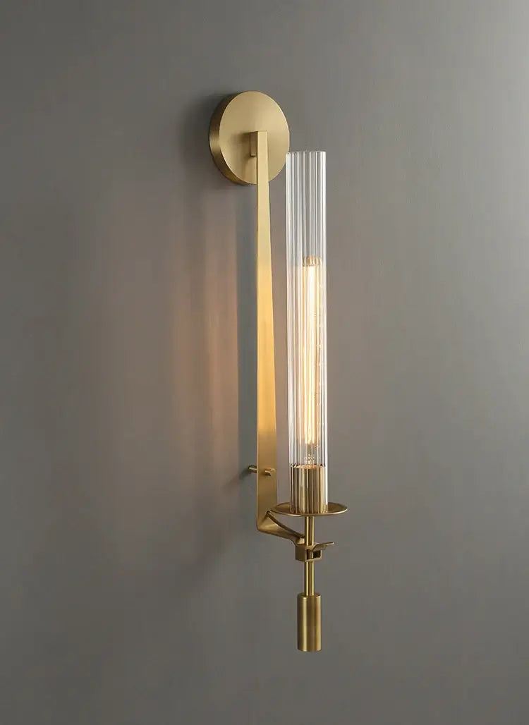 Lámpara de pared de cristal Fontanelle