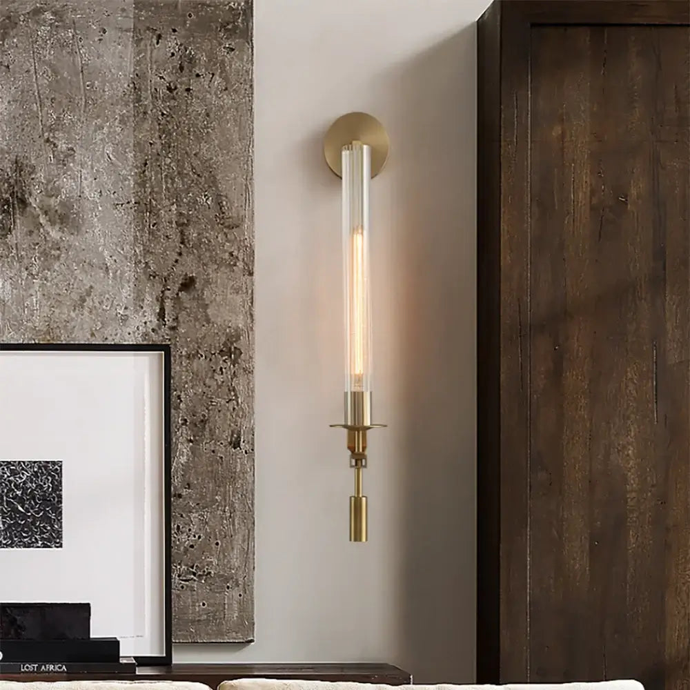 Lámpara de pared de cristal Fontanelle
