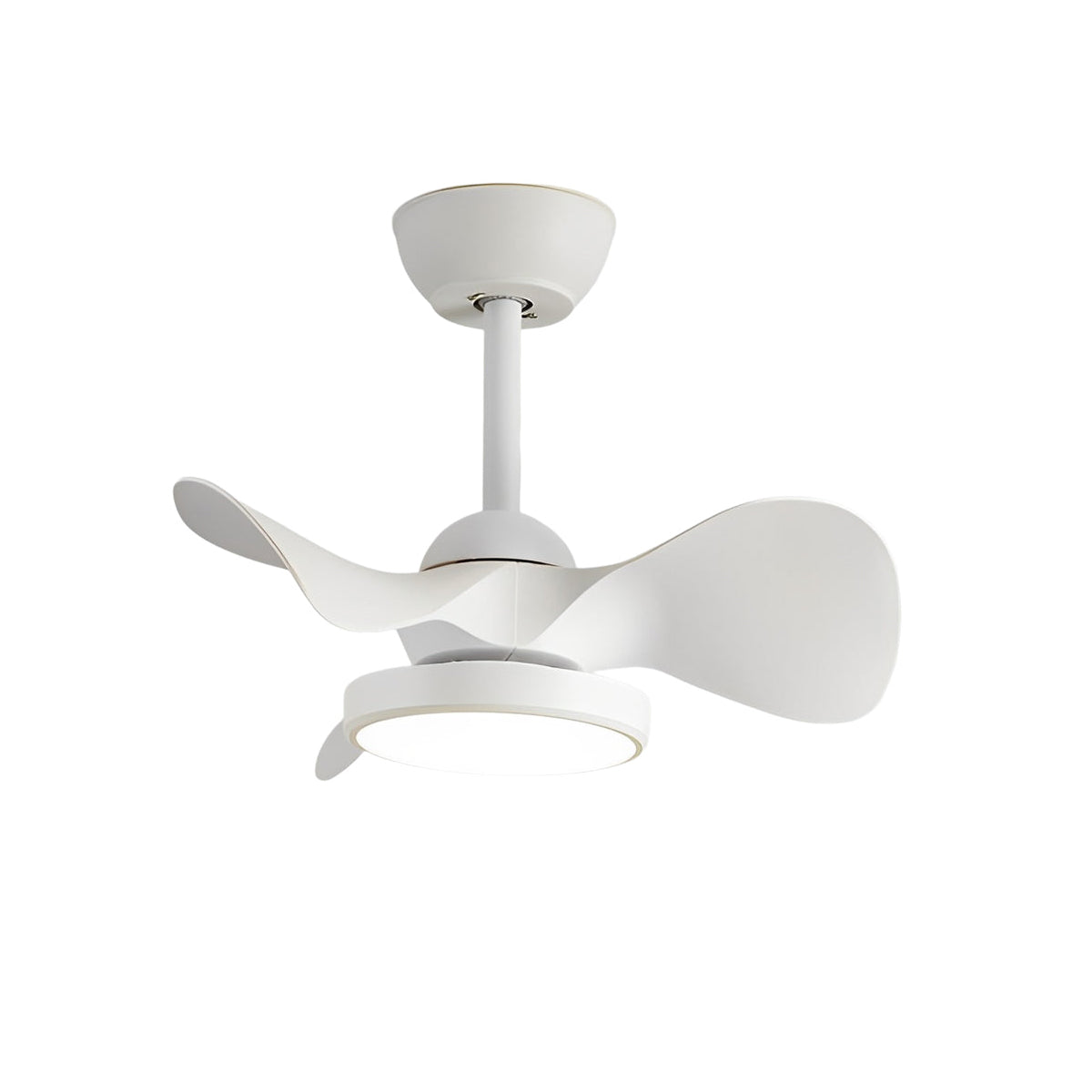 Ventiladores de techo nórdicos de 3 aspas con luz