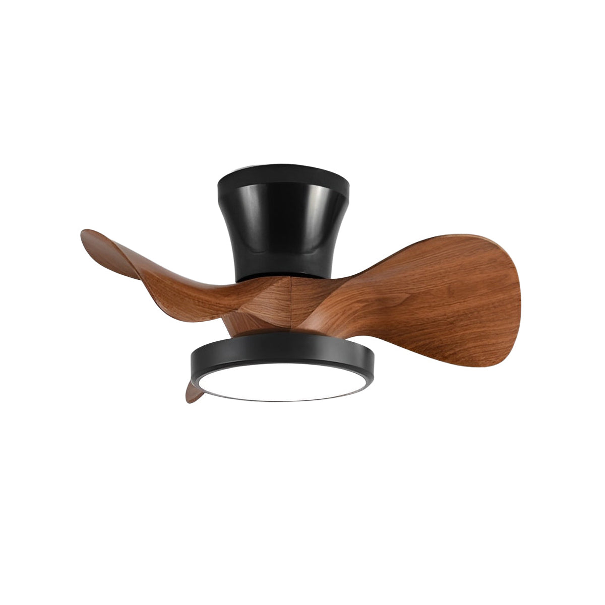 Ventiladores de techo nórdicos de 3 aspas con luz