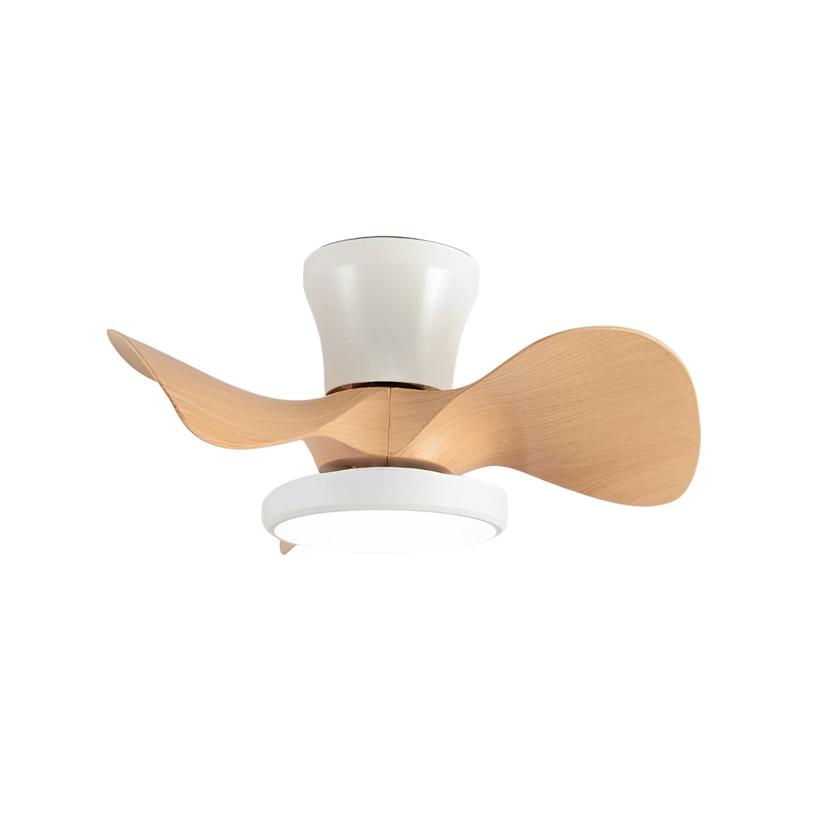 Ventiladores de techo nórdicos de 3 aspas con luz