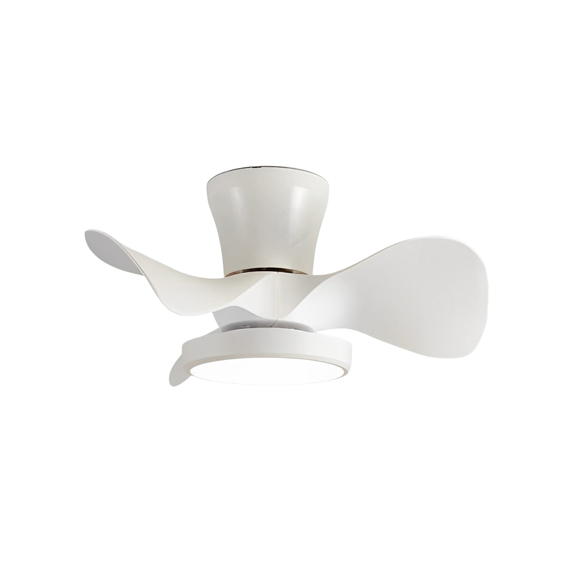 Ventiladores de techo nórdicos de 3 aspas con luz