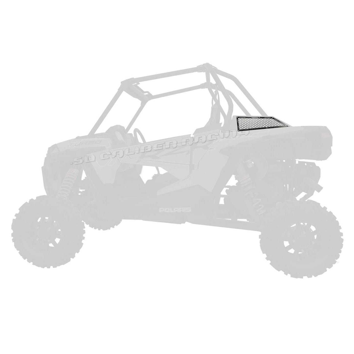 RZR XP Turbo Laser Cut Steel Side Intake Grilles