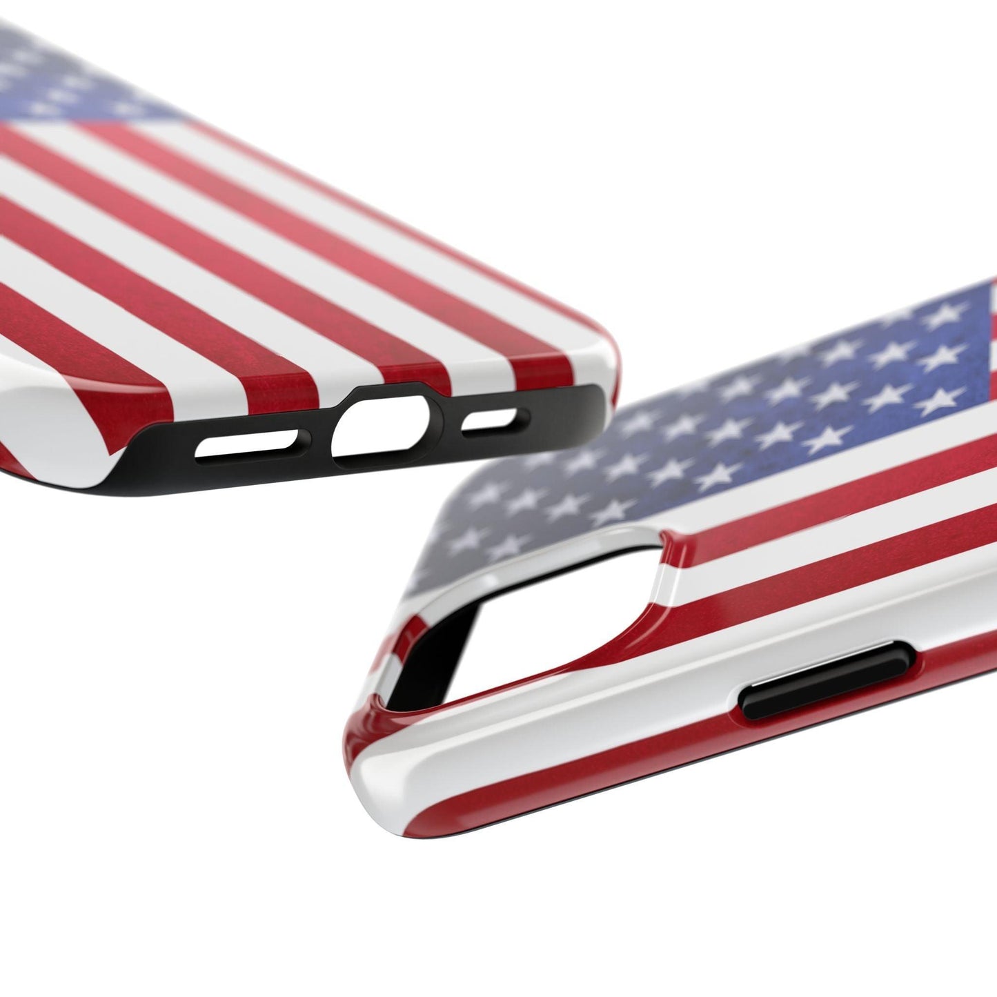 USA Flag Printed Tough Phone Cases