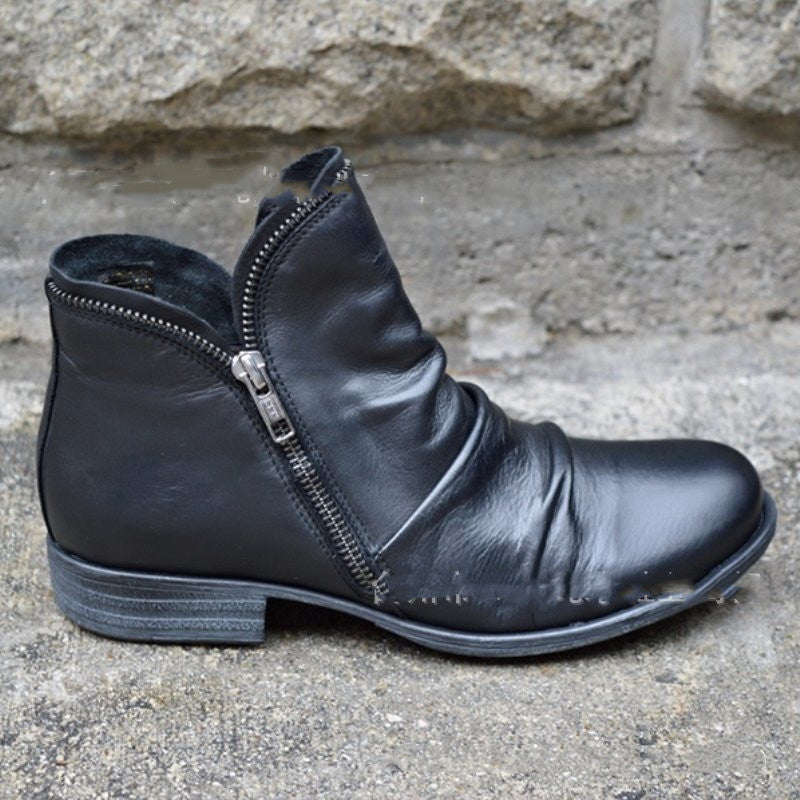 Women's Casual Round-Toe Boots