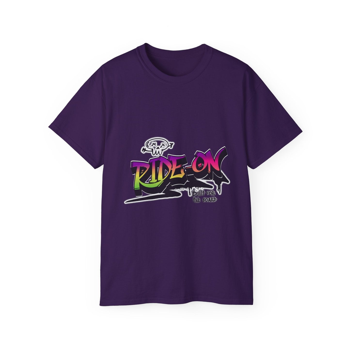 Ride-On - Camiseta de algodón unisex (delantera)