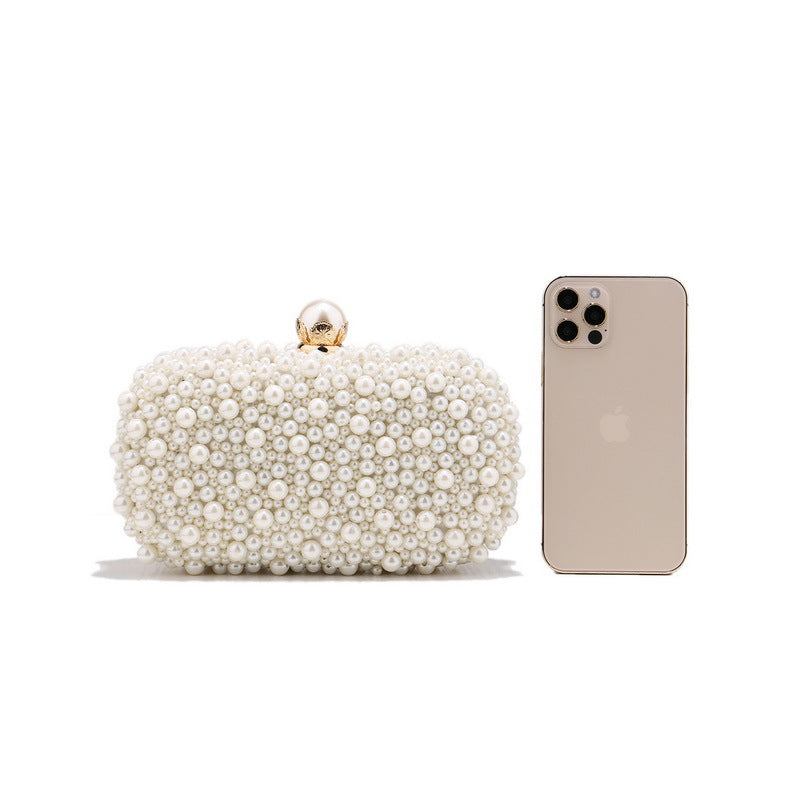 Women's Pearl Dinner Hand Bag Travel Bag