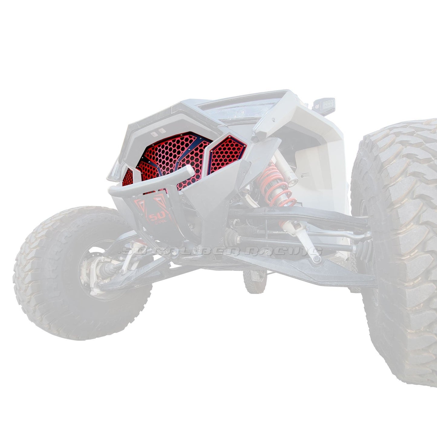 3 Piece Laser Cut Steel Grille RZR PRO R & Turbo R