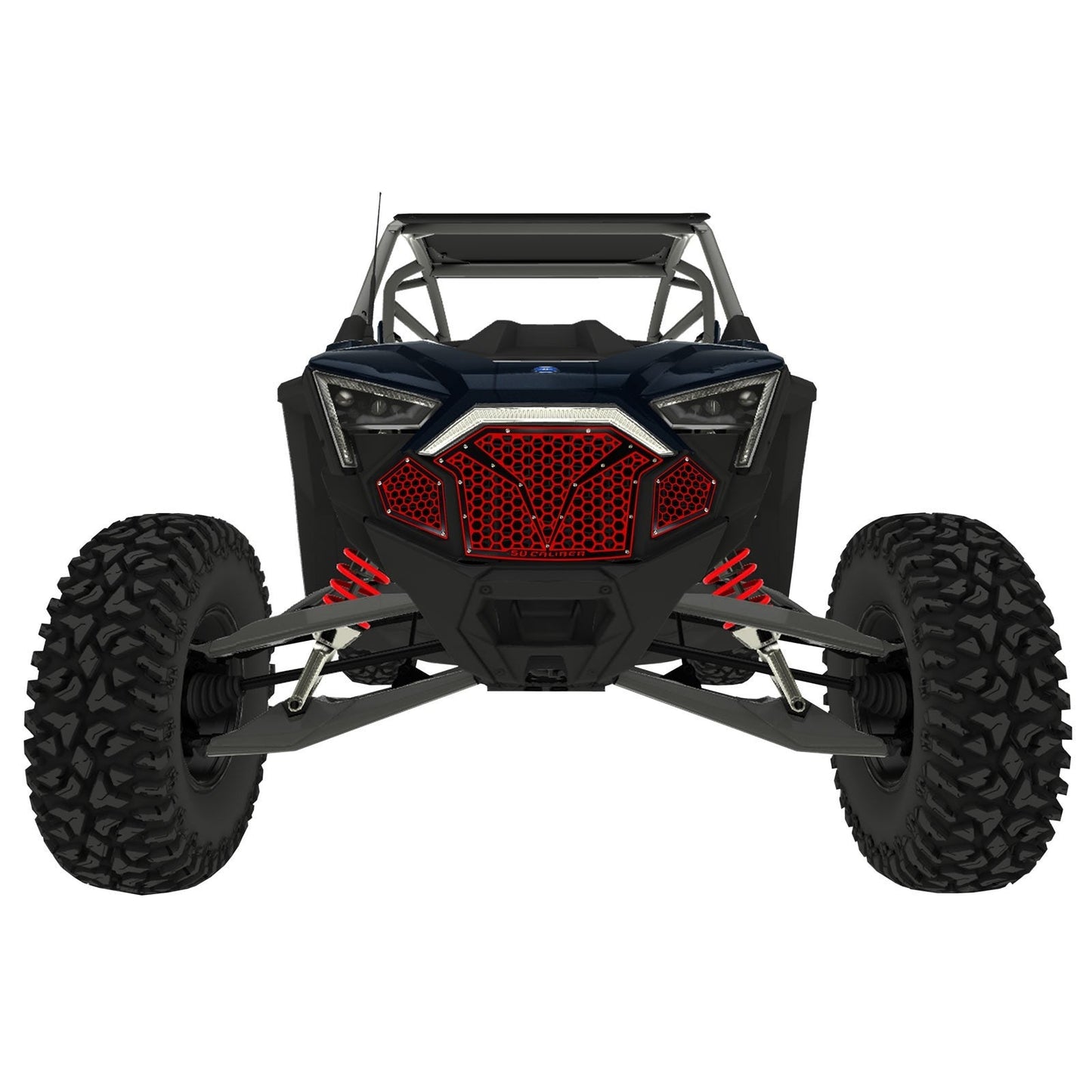 3 Piece Laser Cut Steel Grille RZR PRO R & Turbo R