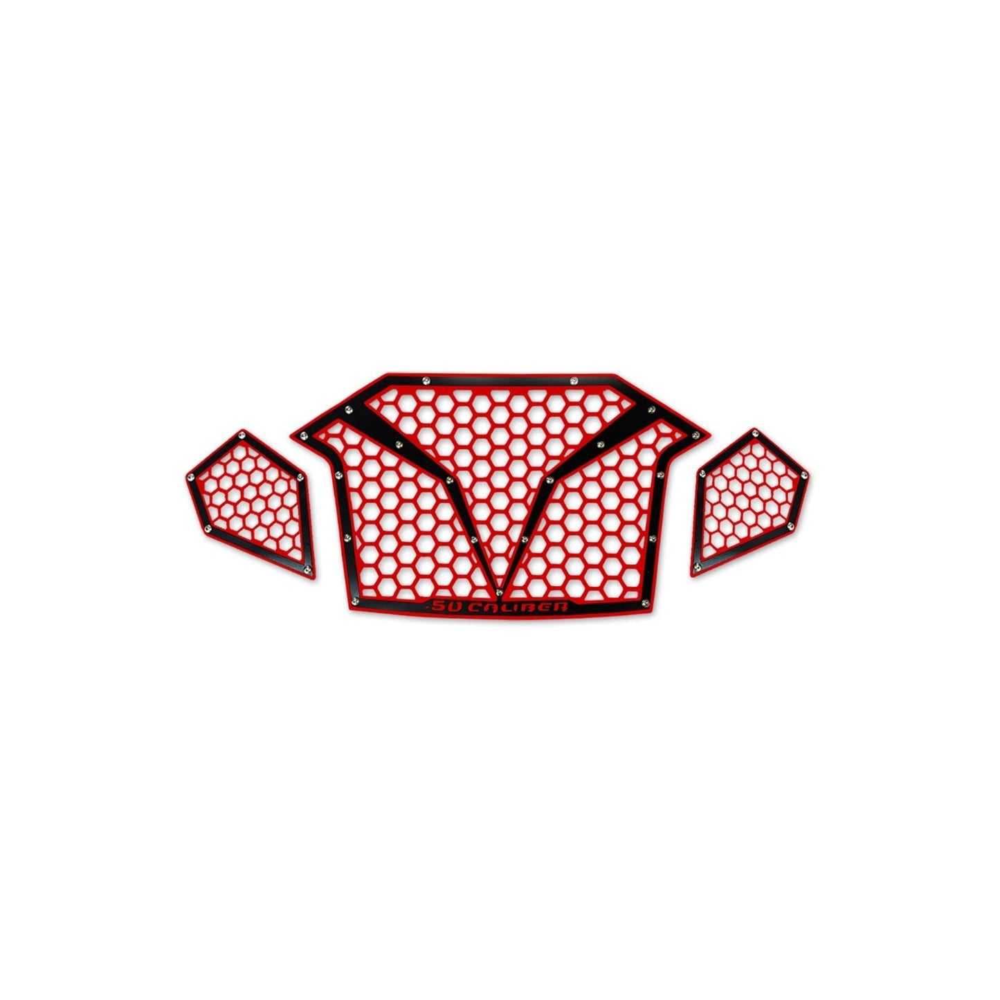 3 Piece Laser Cut Steel Grille RZR PRO R & Turbo R