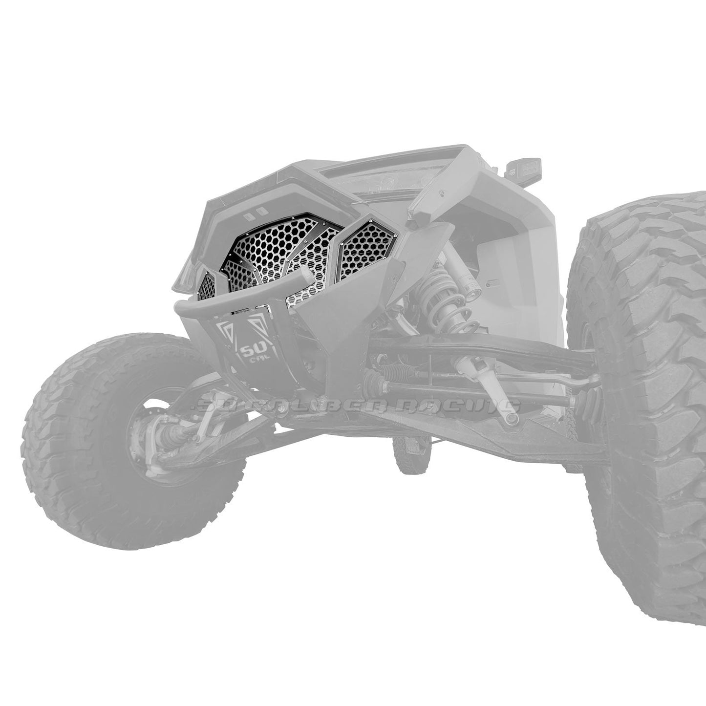 3 Piece Laser Cut Steel Grille RZR PRO R & Turbo R