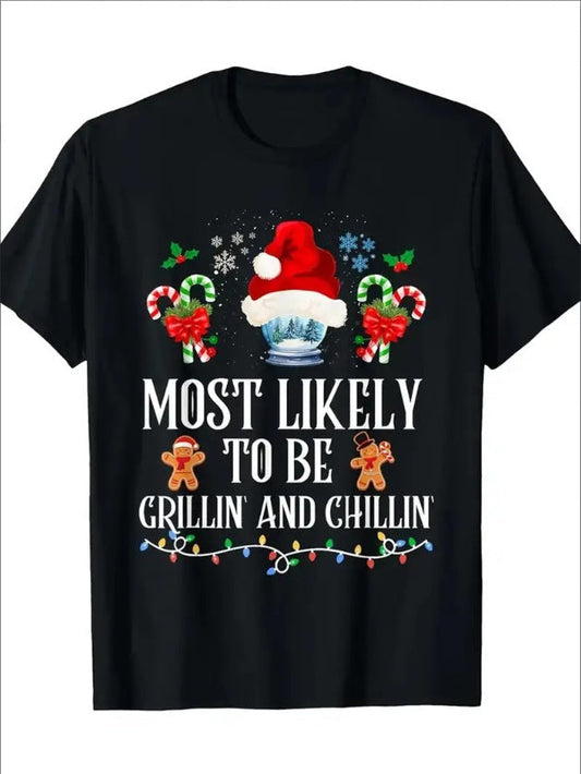 Camiseta divertida de Navidad para asados