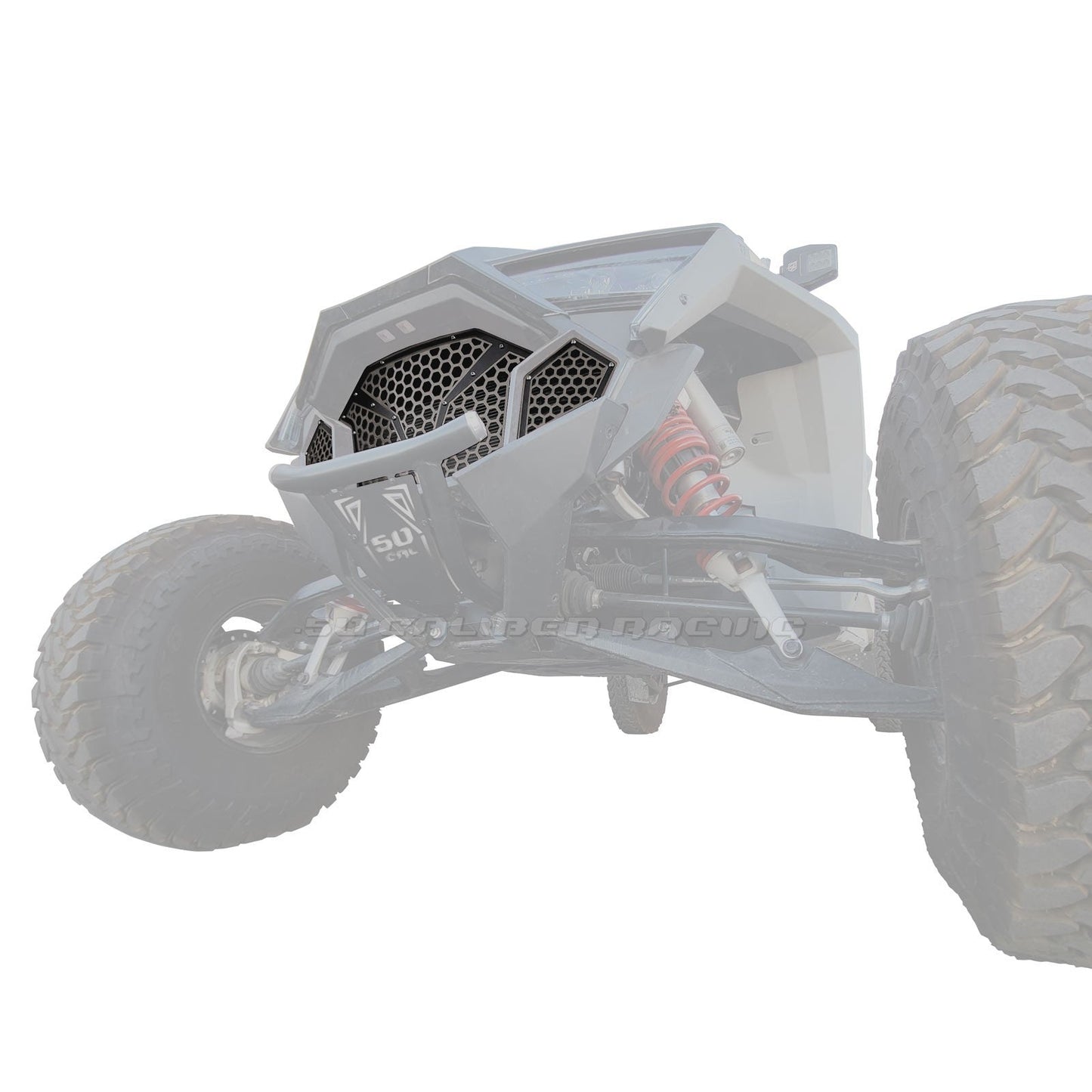 3 Piece Laser Cut Steel Grille RZR PRO R & Turbo R