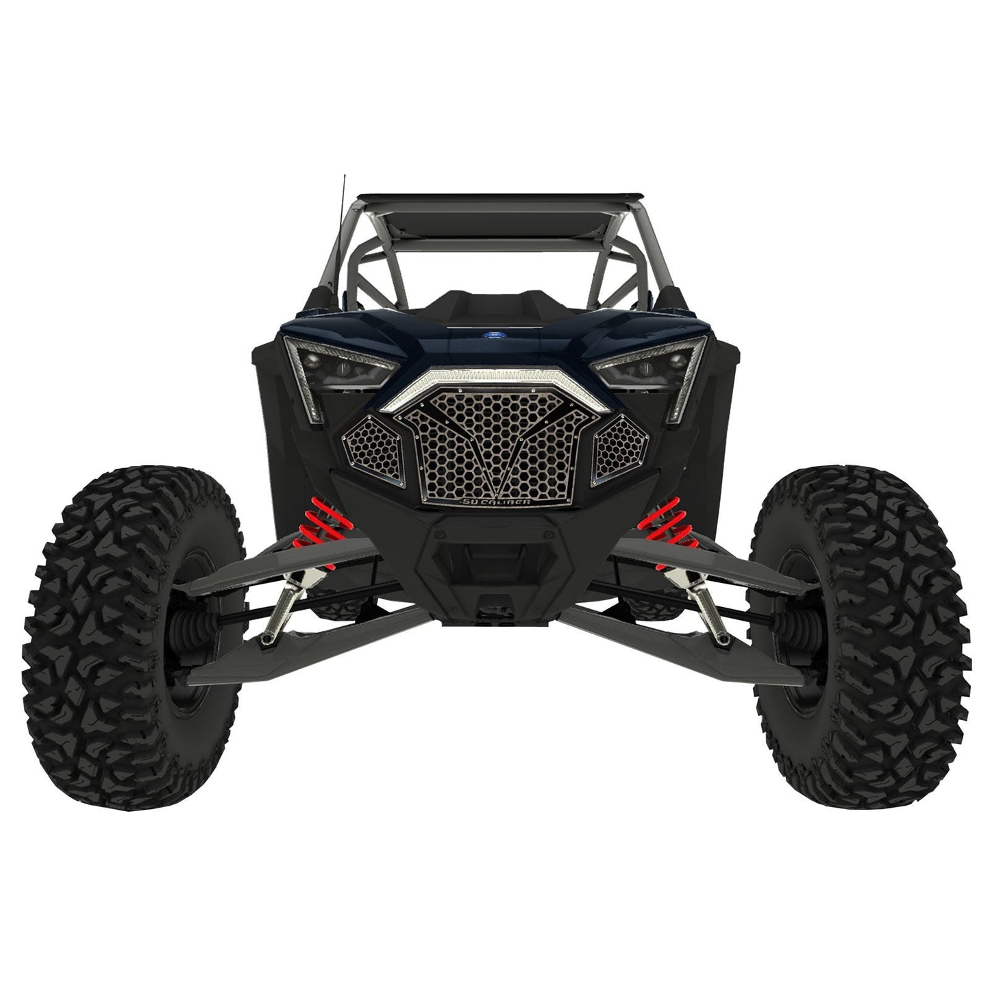 3 Piece Laser Cut Steel Grille RZR PRO R & Turbo R