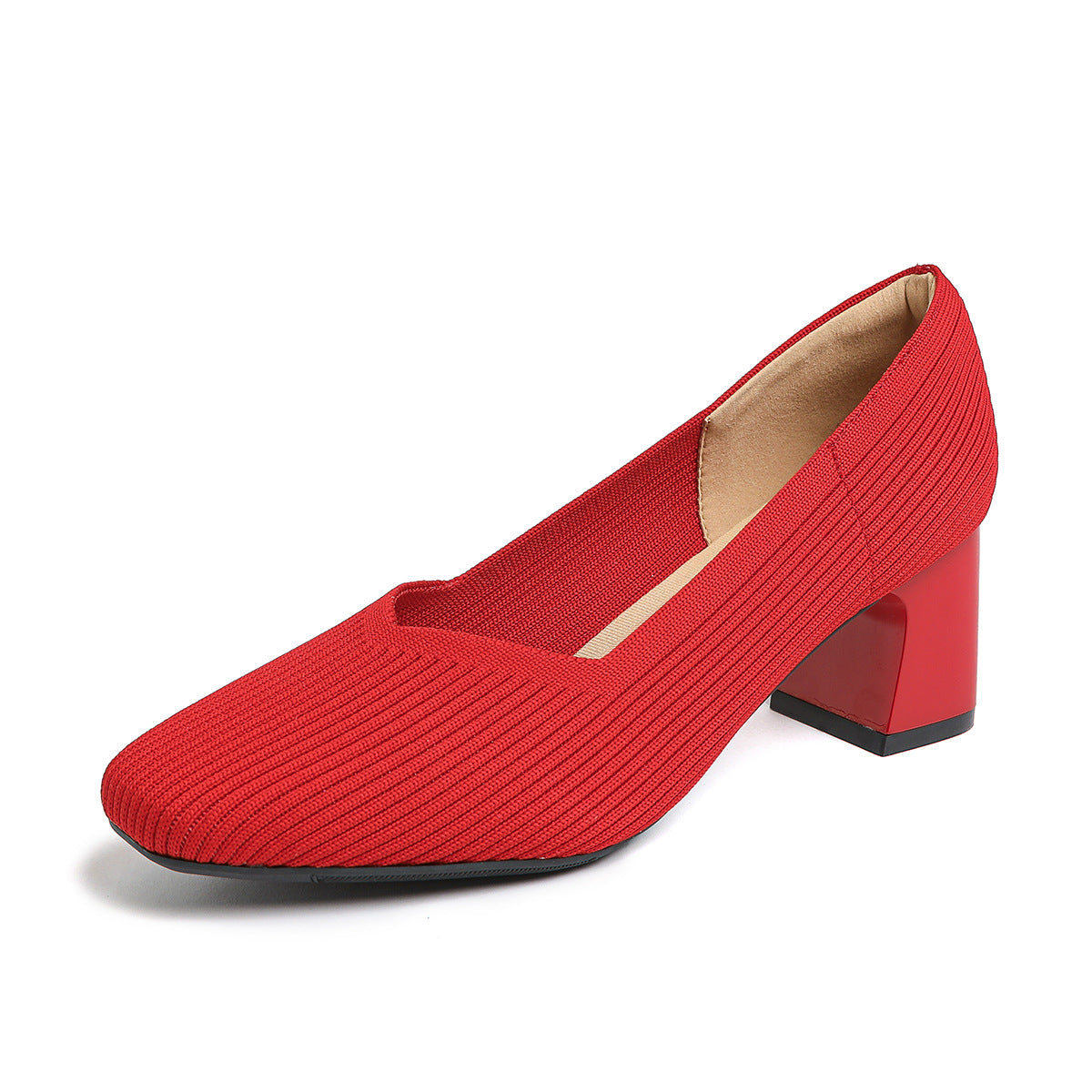 Women's Stiletto Knitted Heels