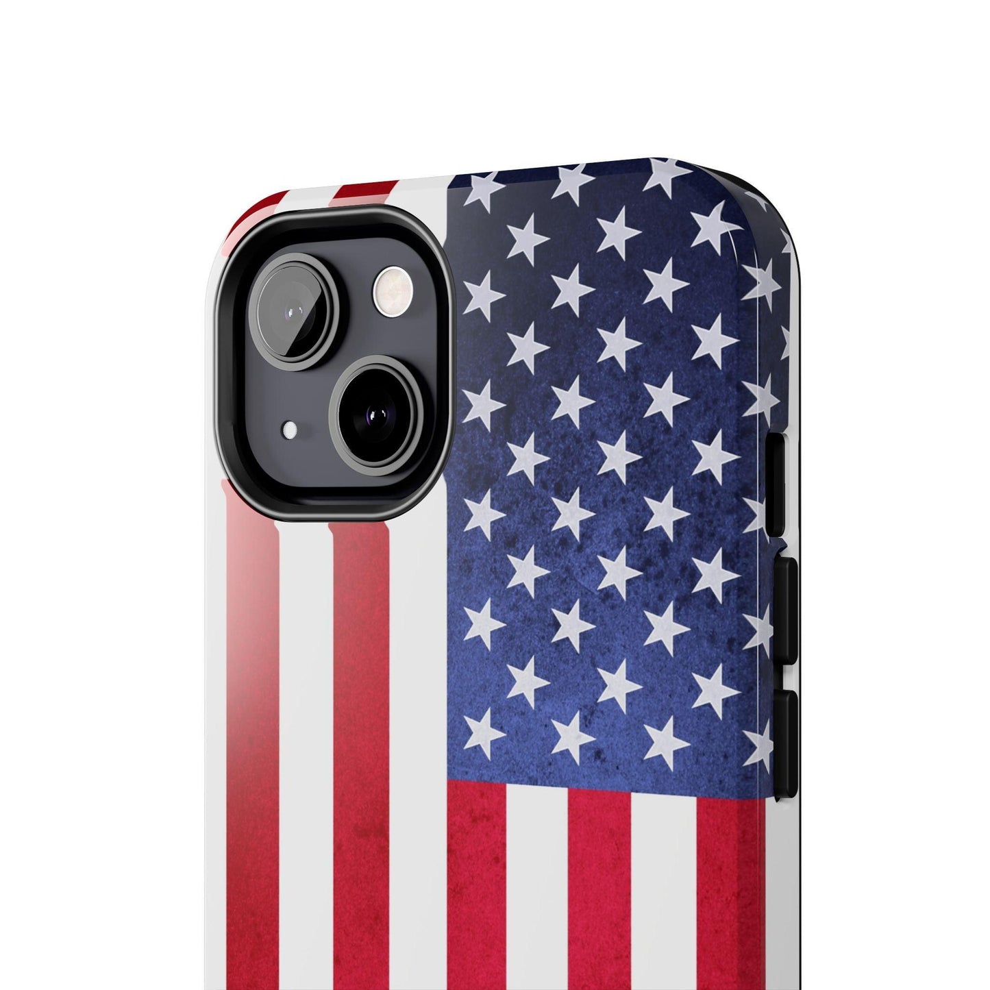 USA Flag Printed Tough Phone Cases