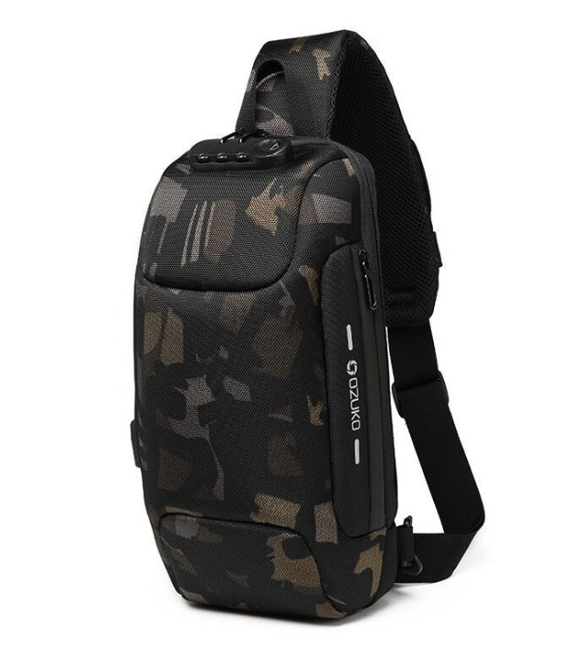 Multifunctional Anti-Theft Waterproof Chest Shoulder Bag