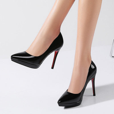 Stiletto pointed high heels See size chart under “more details”