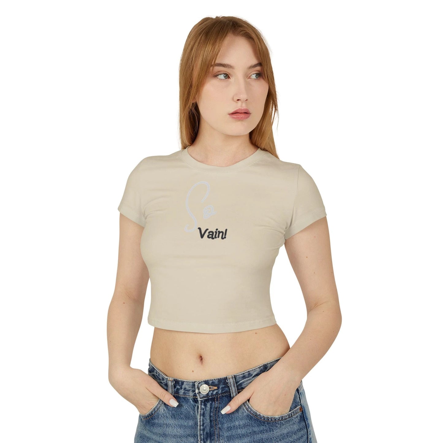 So vain Women's Crop Tee