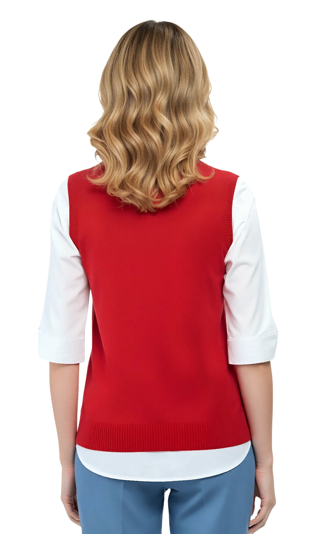 Cárdigan clásico de punto trenzado con botones para mujer de acrílico suave