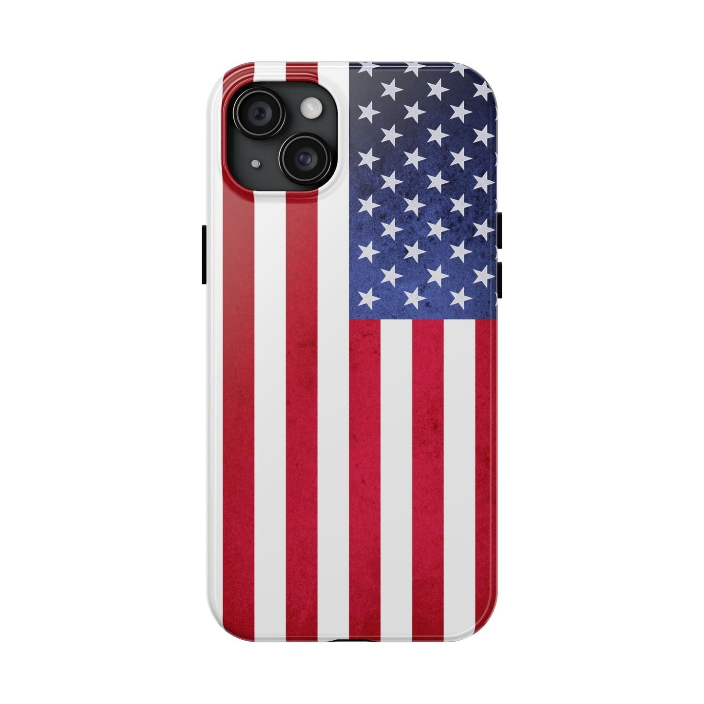 USA Flag Printed Tough Phone Cases