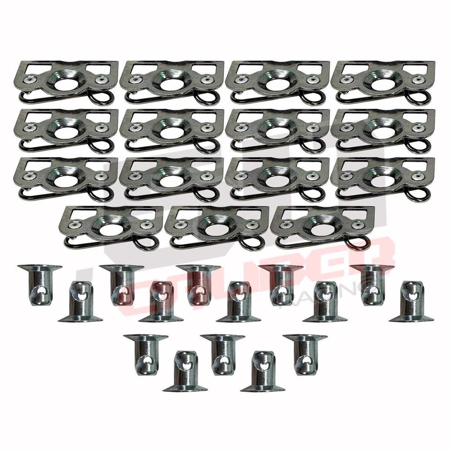 Dzus Tab Plate Kits - Dimpled Center