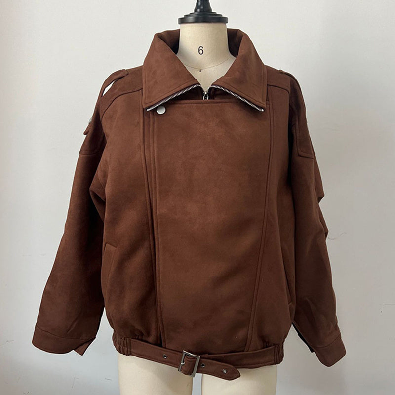 Chaqueta Casual con Cremallera para Mujer
