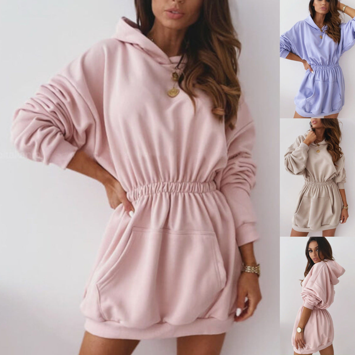 Long tunic hoodie See size chart under “more details”