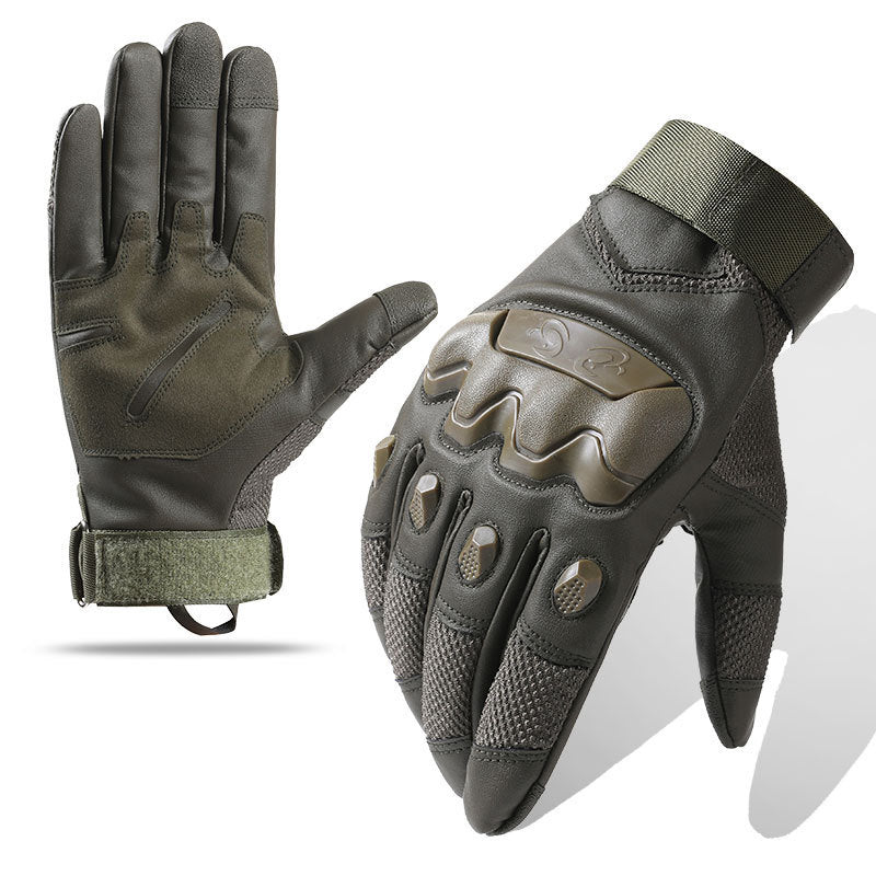 Tactical Gloves Mens Full-Finger Outdoor Cycling Fitness Sports