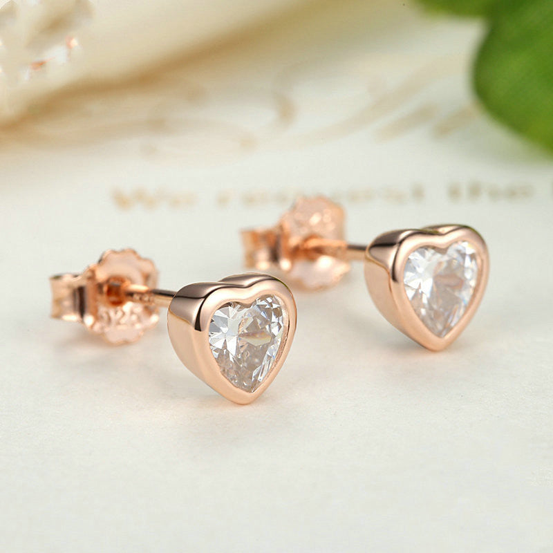 S925 sterling silver stud earrings