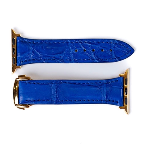 Apple Watch Band, Cobalt Alligator