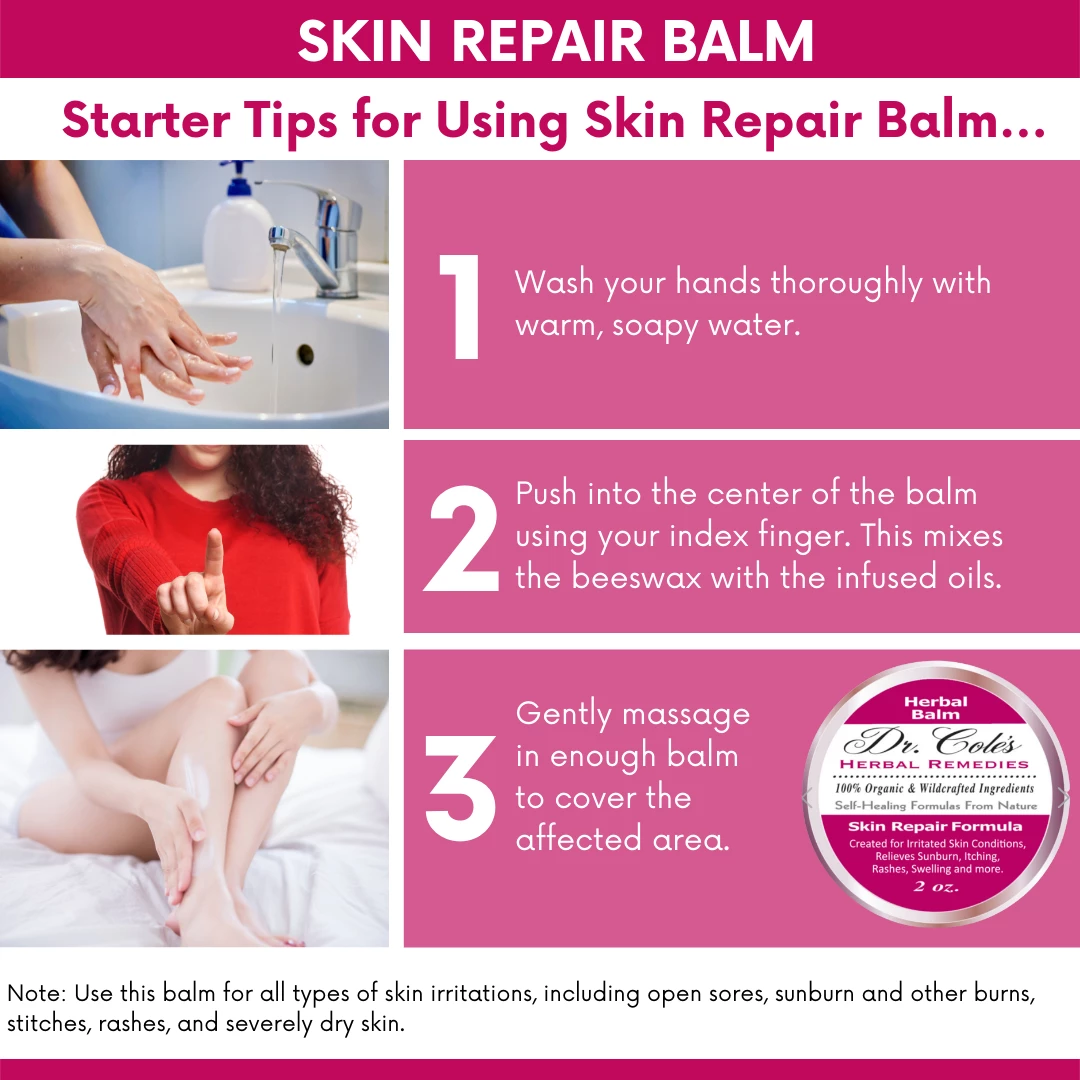 16 - Dr. Cole's Organic Skin Repair Herbal Balm