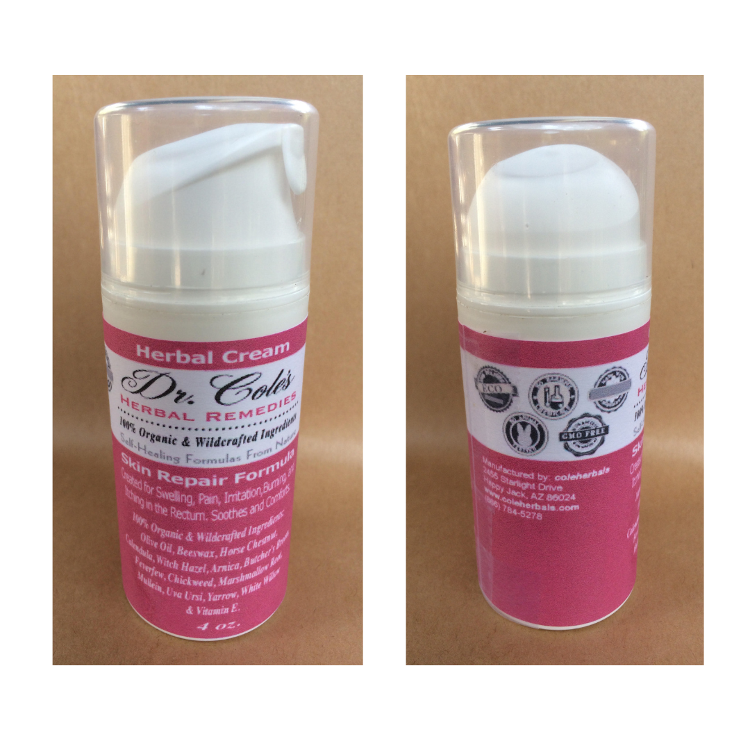 17 - Crema Herbal Orgánica Reparadora de la Piel Dr. Cole