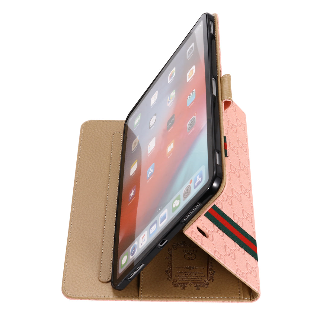 Estuches para iPad Apple con función de soporte y funda con tapa de relieve 3D