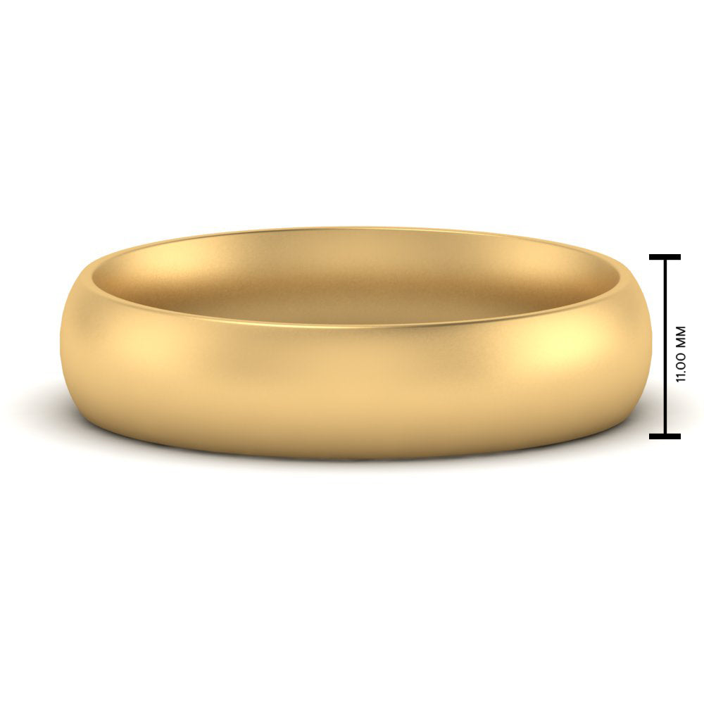 Comfort Fit Mens Wedding Band