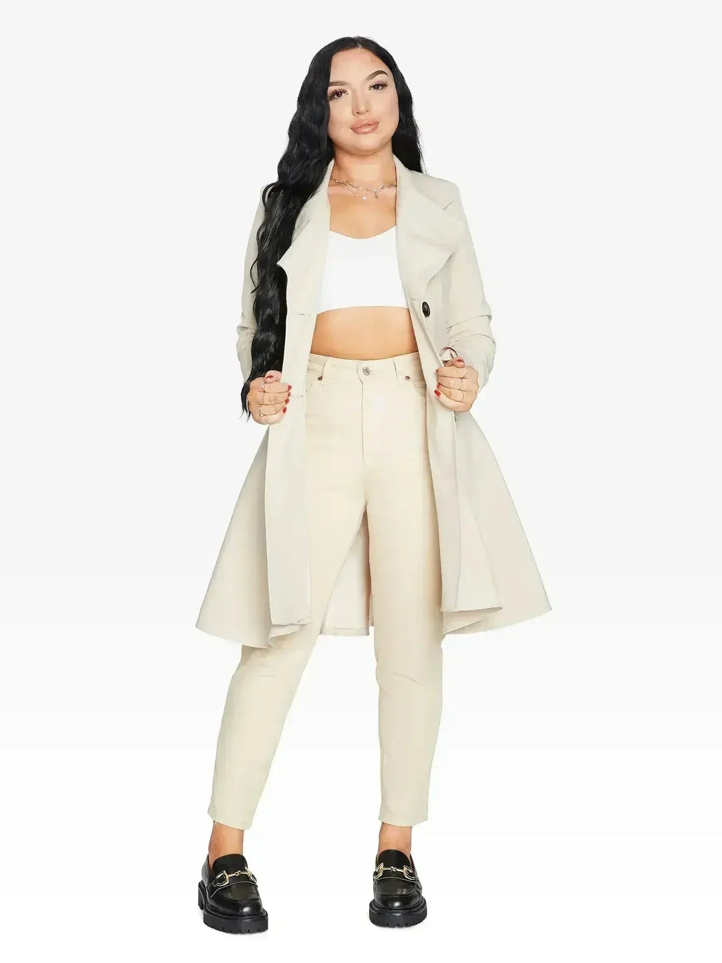 Spring/Summer Double Breasted Skater Coat (1102-SP)