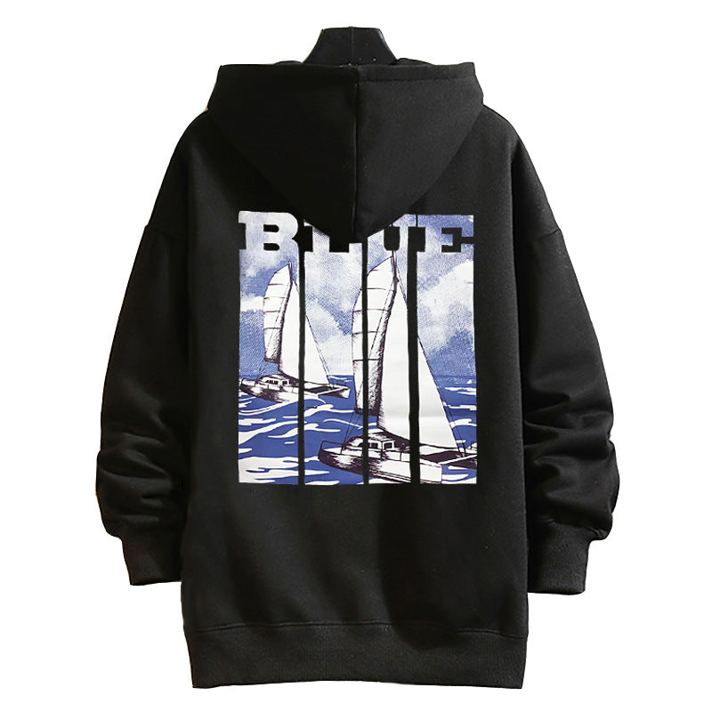 Men's Plus Size Warm Hooded Jacket for Autumn/Winter