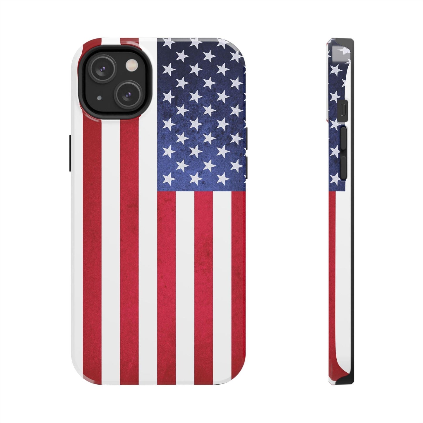 USA Flag Printed Tough Phone Cases