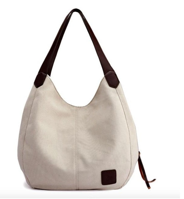 Women's The Traveler Canvas Shoulder Tote Travel Bag