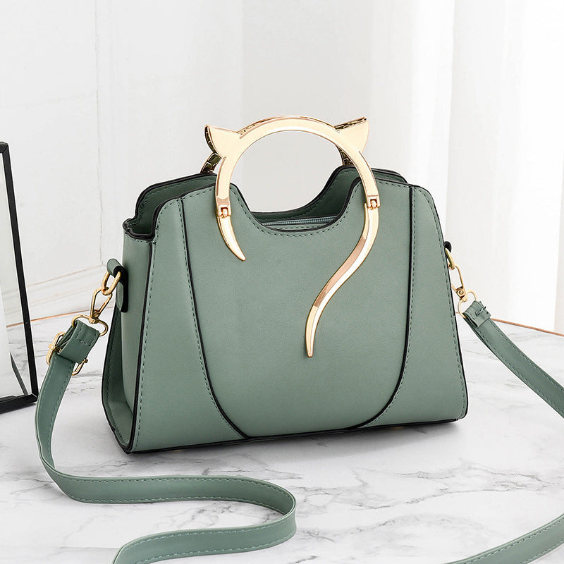 Women's Cat Ear Handle Messenger Bag