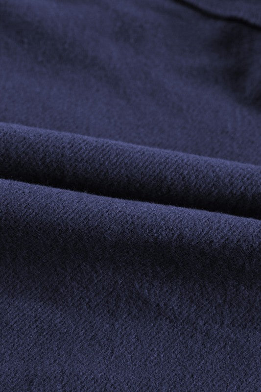 Sudadera de cuello medio con cremallera y forro polar liso