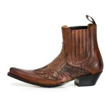 Men's Retro Color Matching Short Boots