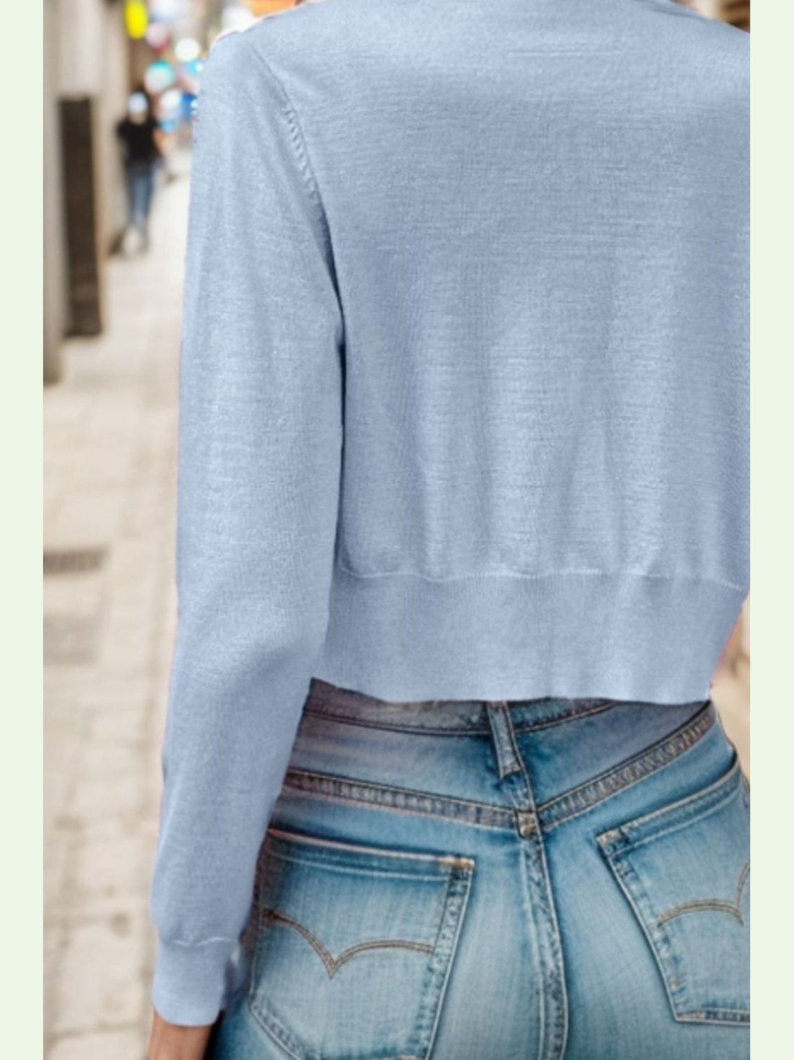 Women Button Up Long Sleeve Cardigan Sweater